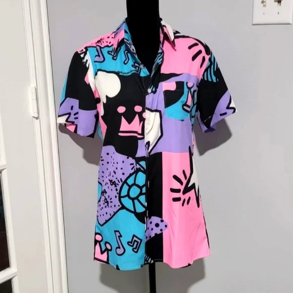 vintage 90s retro shirt - Picture 1 of 2